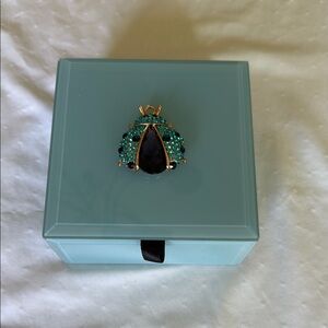 Elegant Black and Blue Storage Box